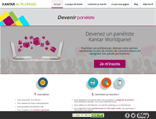 Tablet Screenshot of devenirpaneliste.com
